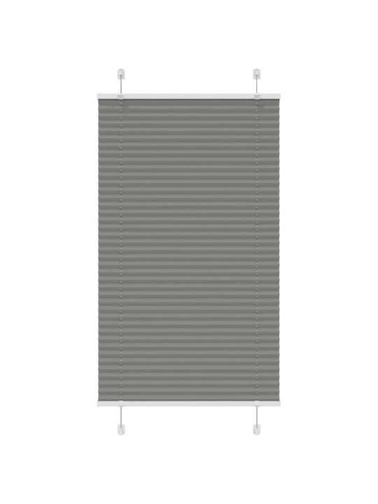 Laskostettu sokea antrasiitti 75x150 cm kankaan leveys 74,4 cm