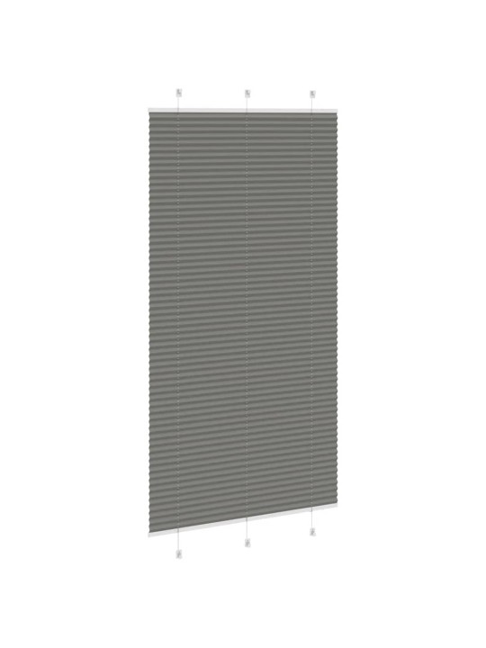 Laskostettu sokea antrasiitti 105x200 cm kankaan leveys 104,4cm
