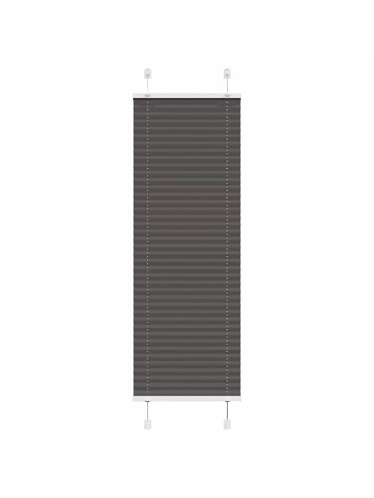 Laskostettu blindi musta 50x100 cm kankaan leveys 49,4 cm
