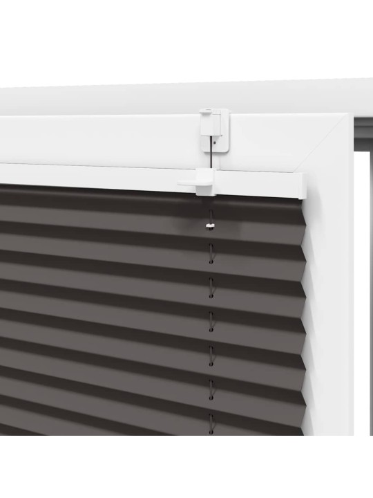 Laskostettu blindi musta 60x100 cm kankaan leveys 59,4 cm