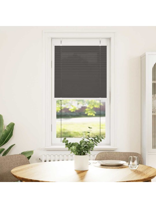 Laskostettu blind musta 65x100 cm kankaan leveys 64,4 cm