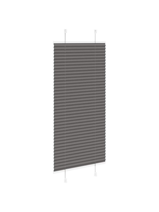 Laskostettu blind musta 65x100 cm kankaan leveys 64,4 cm