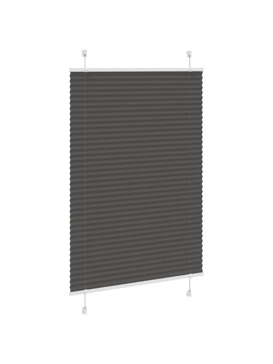 laskostettu blind Musta 95x100 cm Kankaan leveys 94,4 cm