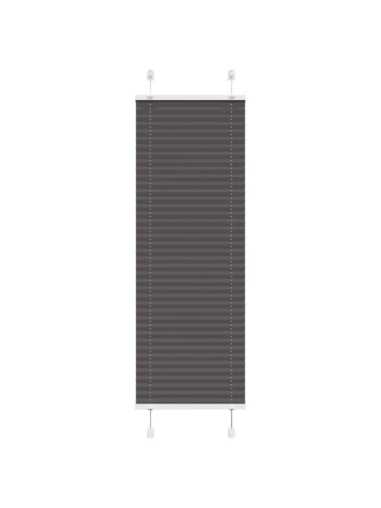Laskostettu blind musta 40x150 cm kankaan leveys 39,4 cm