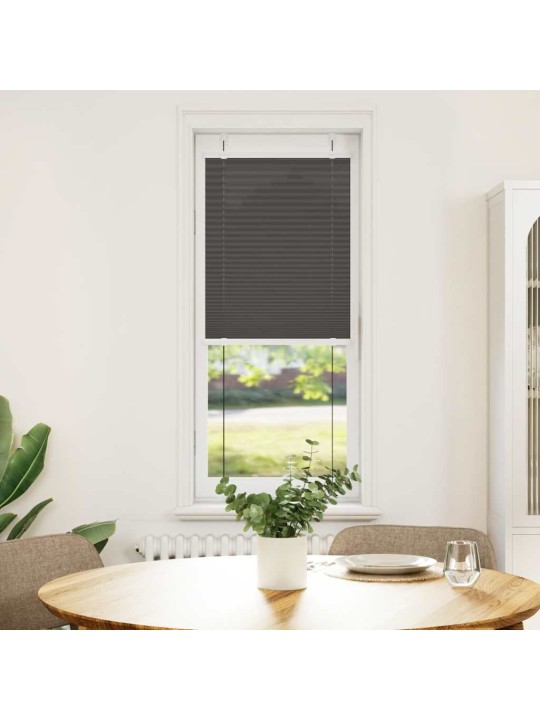 Laskostettu blind musta 40x150 cm kankaan leveys 39,4 cm