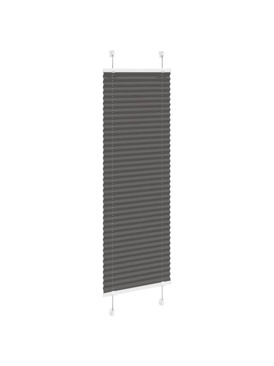 Laskostettu blind musta 40x150 cm kankaan leveys 39,4 cm