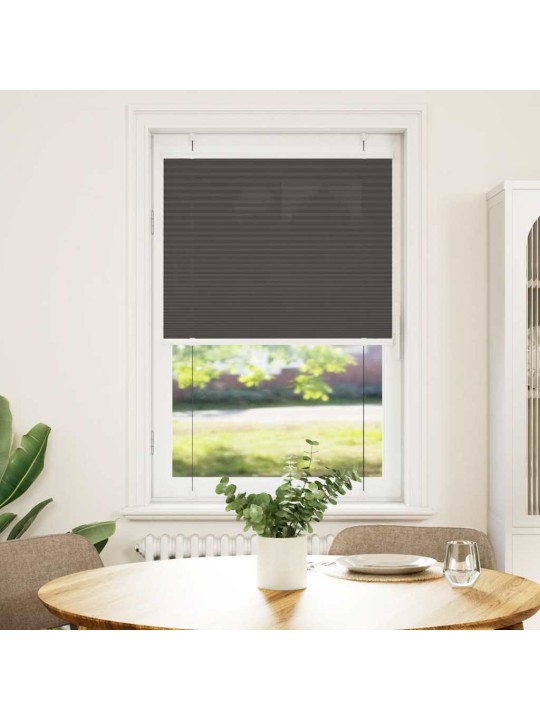 Laskostettu blind musta 80x150 cm kankaan leveys 79,4 cm
