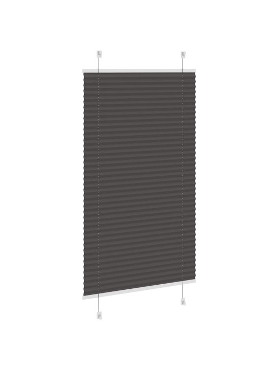 Laskostettu blind musta 80x150 cm kankaan leveys 79,4 cm