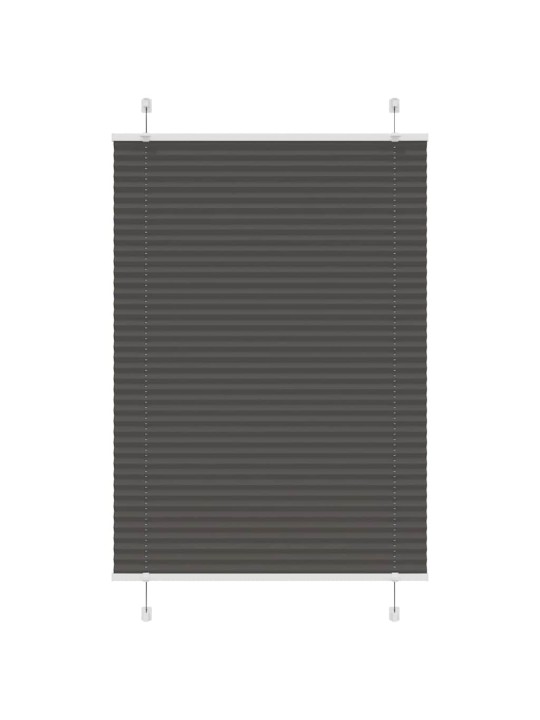 Laskostettu blind musta 90x150 cm kankaan leveys 89,4 cm