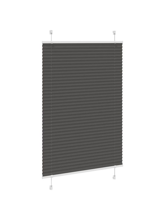 Laskostettu blind musta 90x150 cm kankaan leveys 89,4 cm