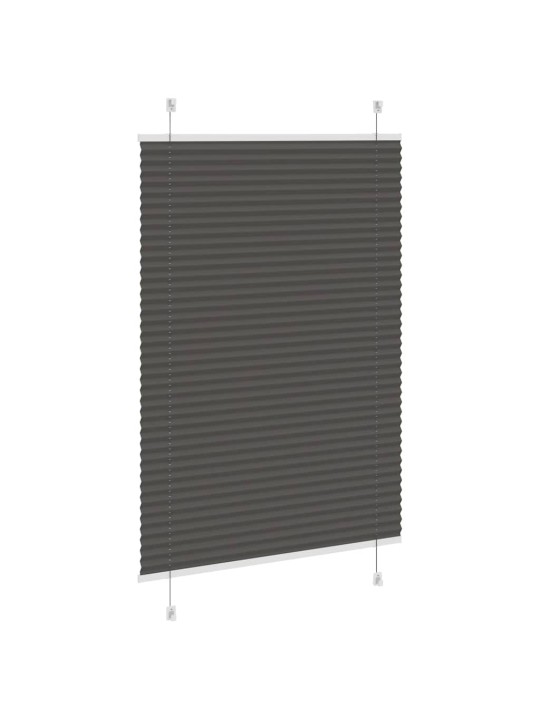 Laskostettu blind musta 90x150 cm kankaan leveys 89,4 cm