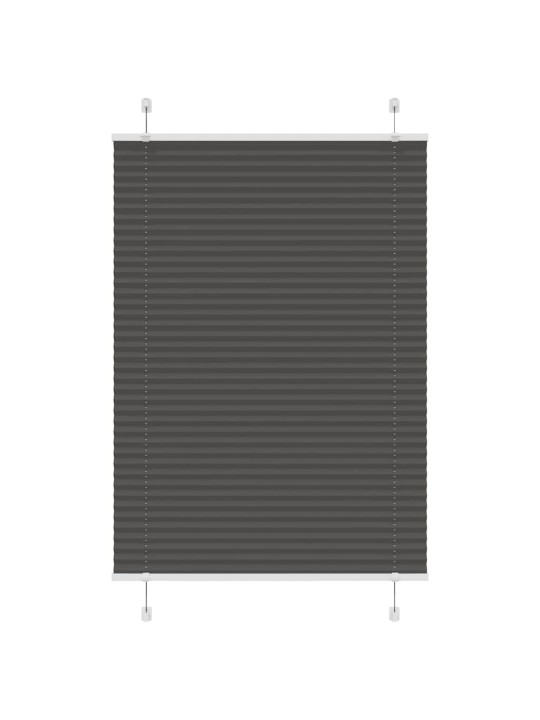 Laskostettu blind musta 100x150 cm kankaan leveys 99,4 cm