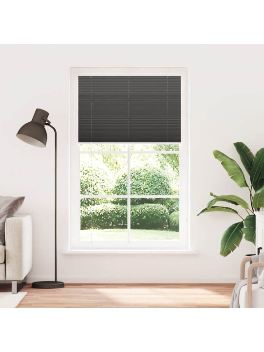 Laskostettu blindi musta 120x200 cm kankaan leveys 119,4 cm