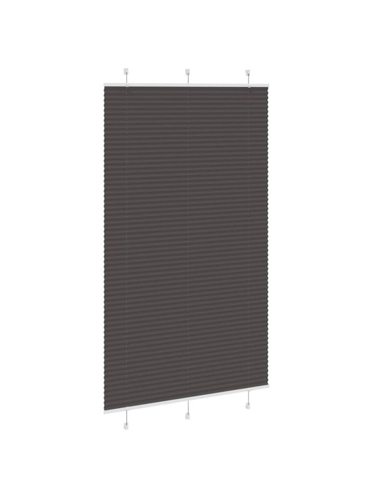 Laskostettu blindi musta 120x200 cm kankaan leveys 119,4 cm