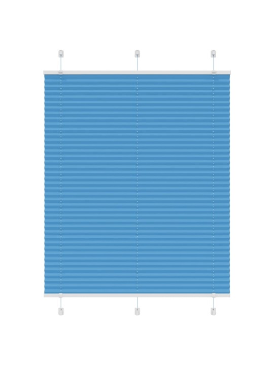 Laskostettu blind sininen 105x150 cm kankaan leveys 104,4 cm
