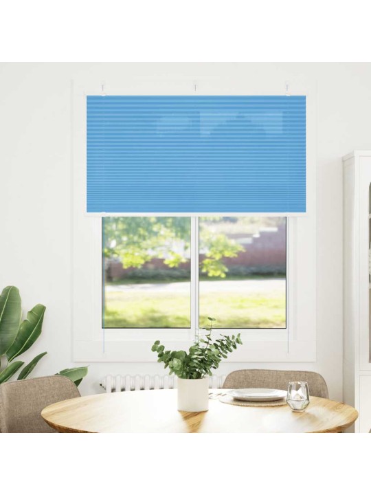 Laskostettu blind sininen 105x150 cm kankaan leveys 104,4 cm