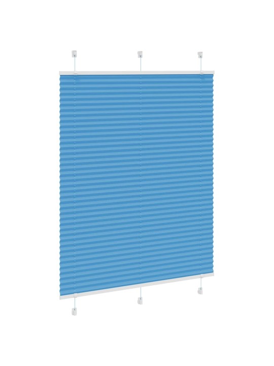 Laskostettu blind sininen 105x150 cm kankaan leveys 104,4 cm