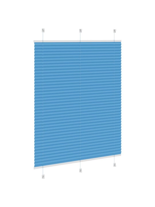 Laskostettu blind sininen 105x150 cm kankaan leveys 104,4 cm