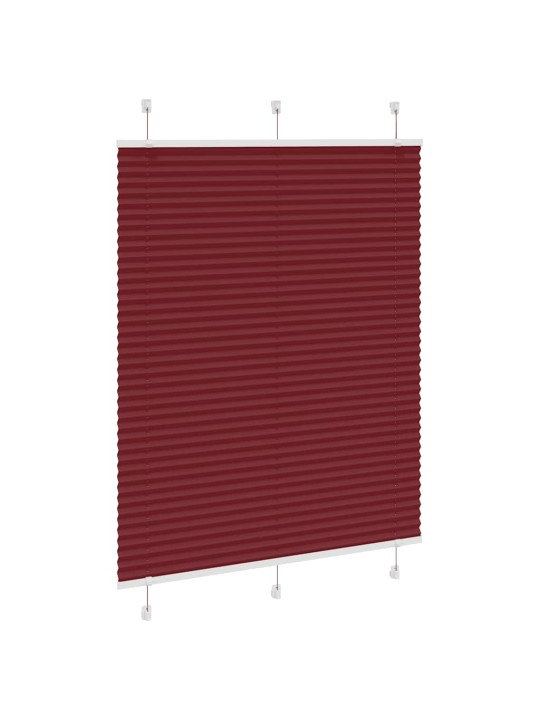 laskostettu blind Bordeaux Red 105x100 cm Kankaan leveys