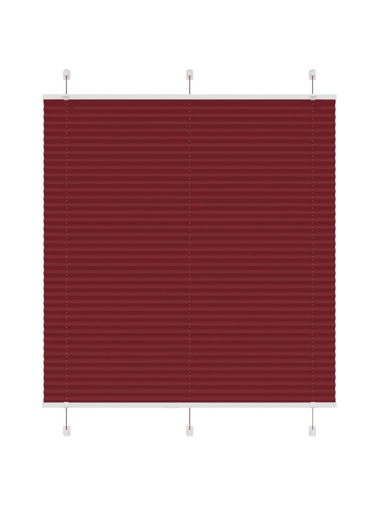 laskostettu blind Bordeaux Red 120x100 cm Kankaan leveys