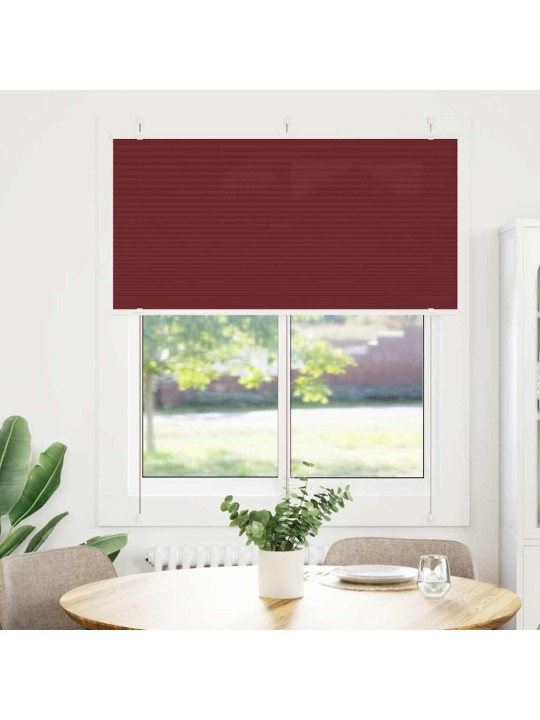 laskostettu blind Bordeaux Red 120x100 cm Kankaan leveys
