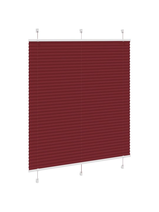 laskostettu blind Bordeaux Red 120x100 cm Kankaan leveys