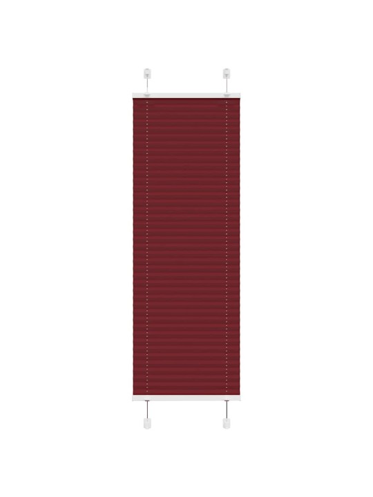laskostettu blind Bordeaux Red 40x150 cm Kankaan leveys