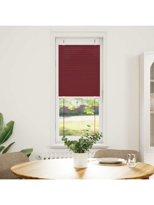 laskostettu blind Bordeaux Red 40x150 cm Kankaan leveys