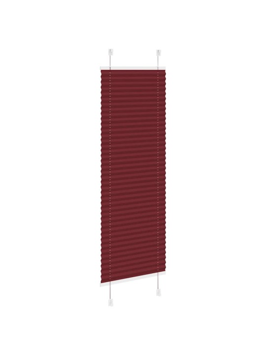 laskostettu blind Bordeaux Red 40x150 cm Kankaan leveys