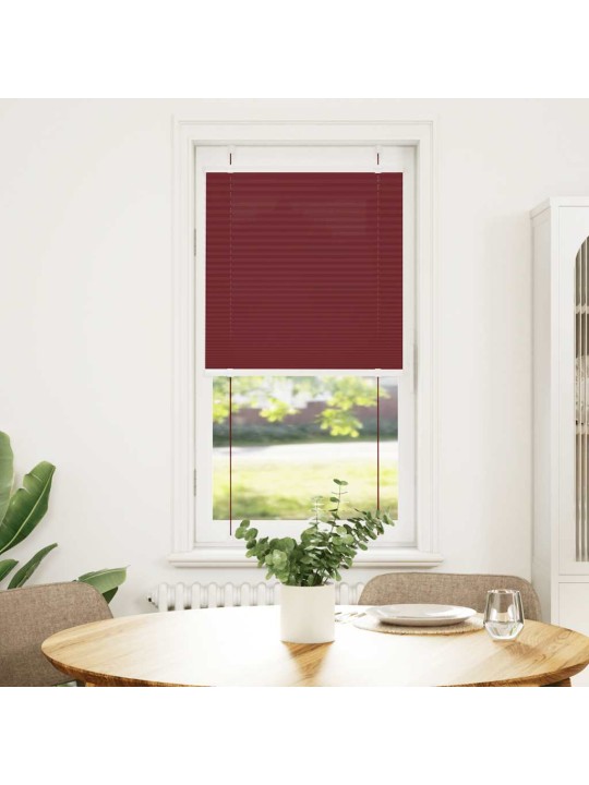 laskostettu blind Bordeaux Red 60x150 cm Kankaan leveys