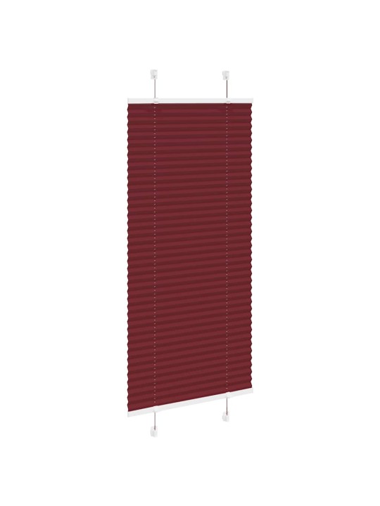 laskostettu blind Bordeaux Red 60x150 cm Kankaan leveys