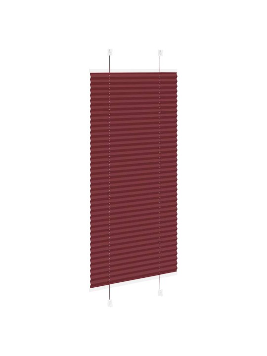 laskostettu blind Bordeaux Red 60x150 cm Kankaan leveys
