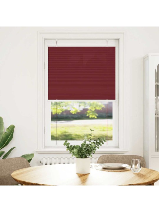 laskostettu blind Bordeaux Red 75x150 cm Kankaan leveys