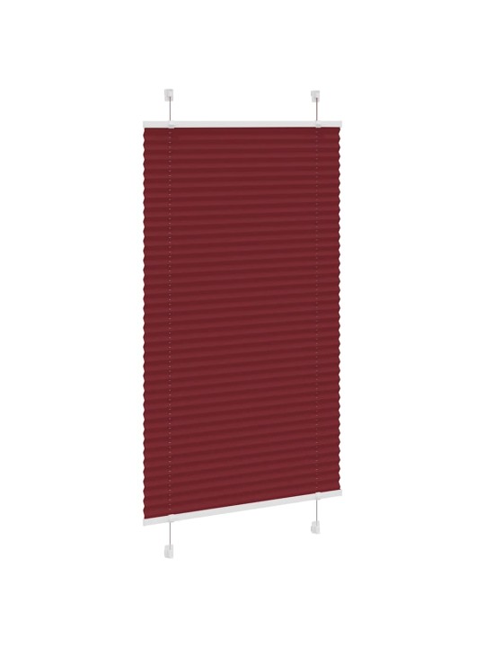 laskostettu blind Bordeaux Red 75x150 cm Kankaan leveys