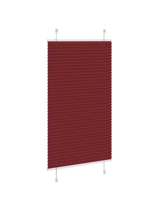 laskostettu blind Bordeaux Red 75x150 cm Kankaan leveys