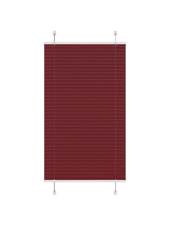Laskostettu blind bordeaux red 80x150 cm kankaan leveys