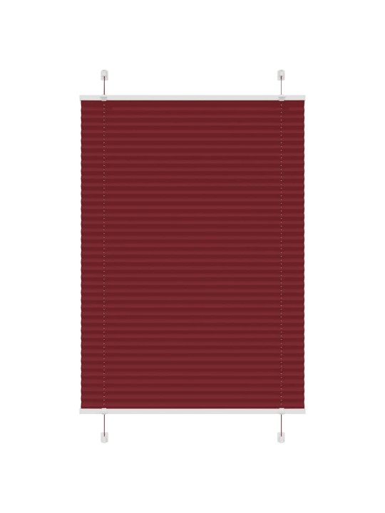 laskostettu blind Bordeaux Red 100x150 cm Kankaan leveys