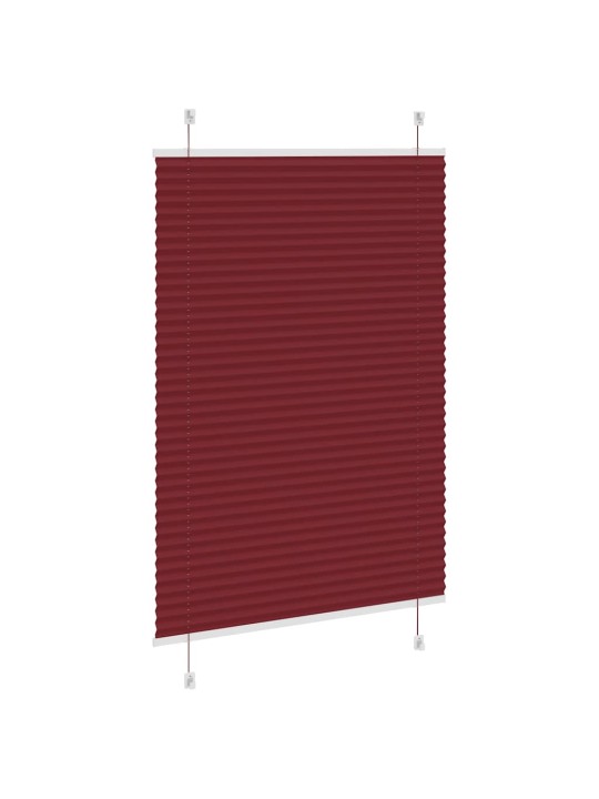 laskostettu blind Bordeaux Red 100x150 cm Kankaan leveys