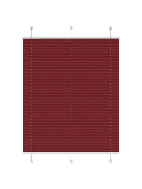 laskostettu blind Bordeaux Red 105x150 cm Kankaan leveys