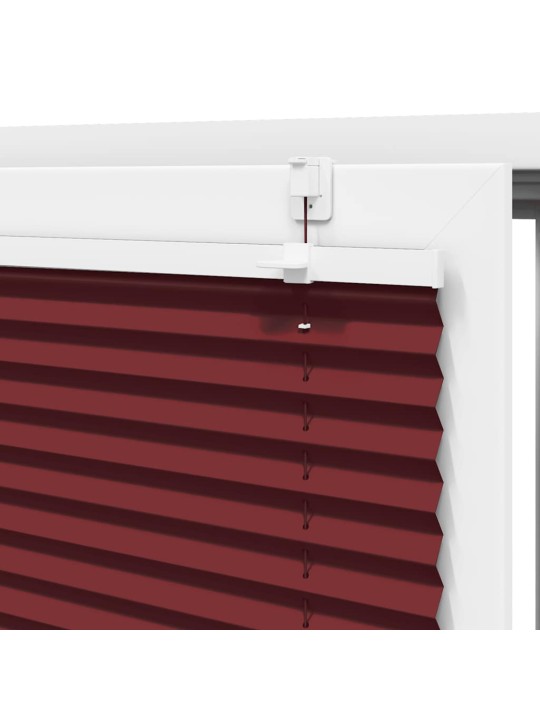 laskostettu blind Bordeaux Red 110x150 cm Kankaan leveys