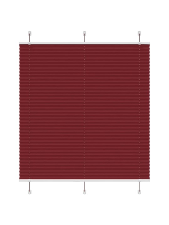 laskostettu blind Bordeaux Red 115x150 cm Kankaan leveys