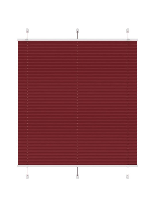 laskostettu blind Bordeaux Red 120x150 cm Kankaan leveys
