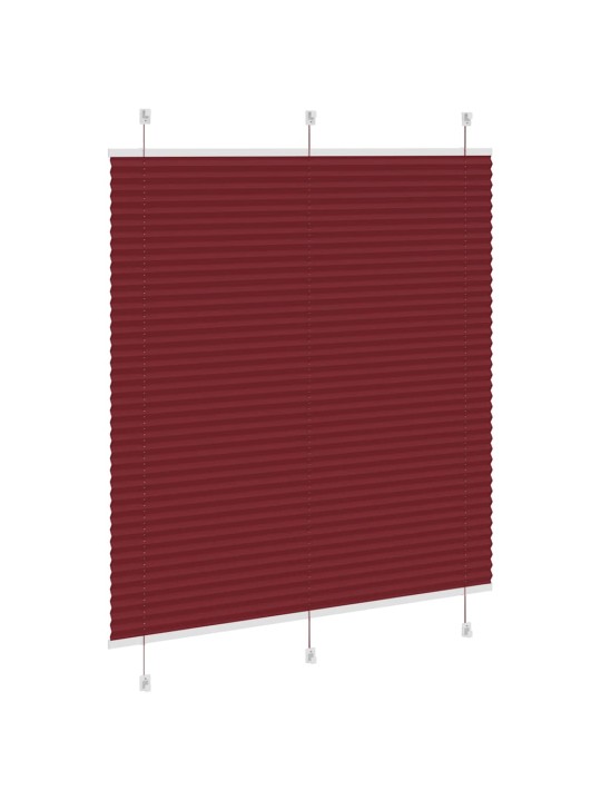 laskostettu blind Bordeaux Red 120x150 cm Kankaan leveys