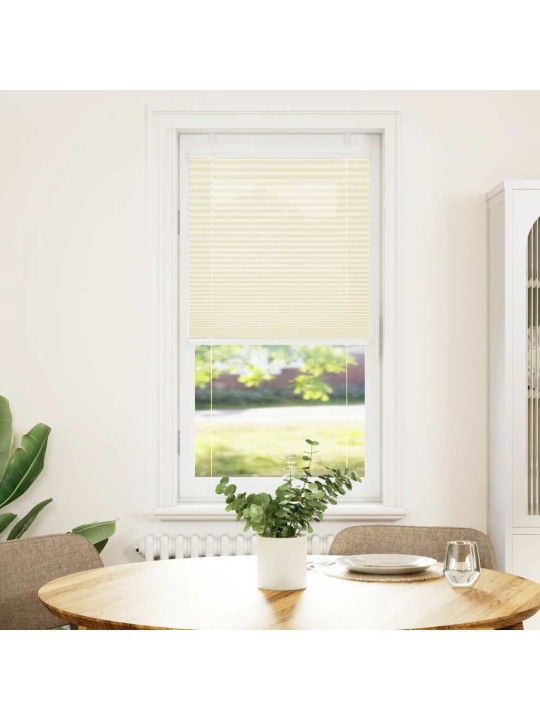 Laskostettu blind cream 60x100 cm kankaan leveys 59,4 cm