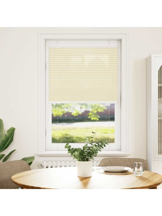 Laskostettu blind cream 70x100 cm kankaan leveys 69,4 cm