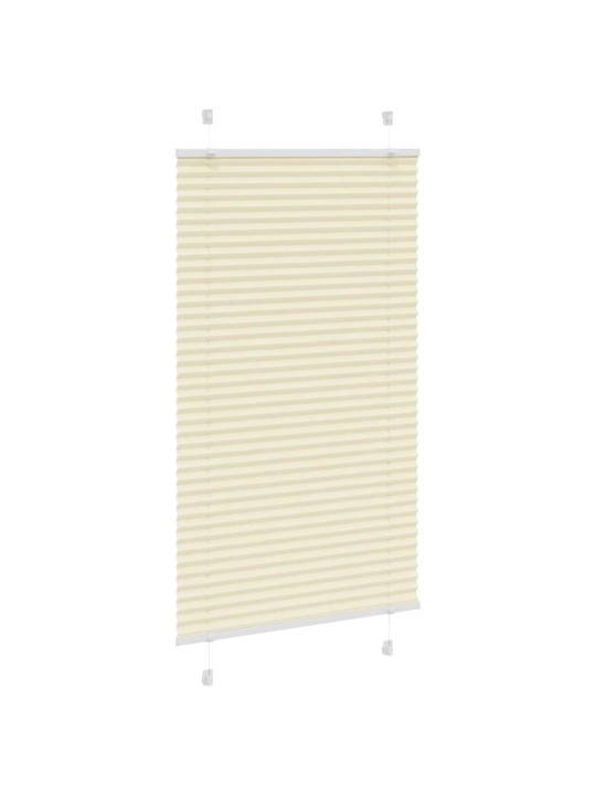Laskostettu blind cream 75x100 cm kankaan leveys 74,4 cm