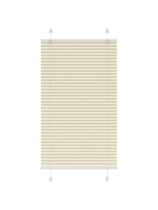 Laskostettu blind cream 80x100 cm kankaan leveys 79,4 cm