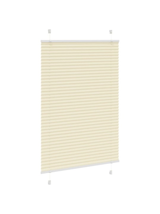 Laskostettu blind cream 85x100 cm kankaan leveys 84,4 cm