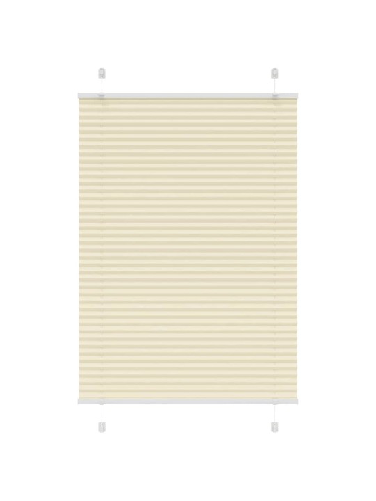 Laskostettu blind cream 90x100 cm kankaan leveys 89,4 cm