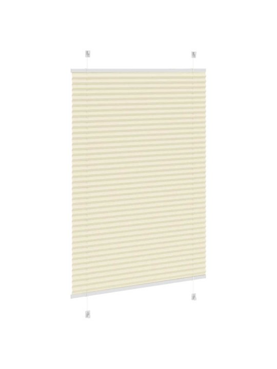 Laskostettu blind cream 100x100 cm kankaan leveys 99,4 cm